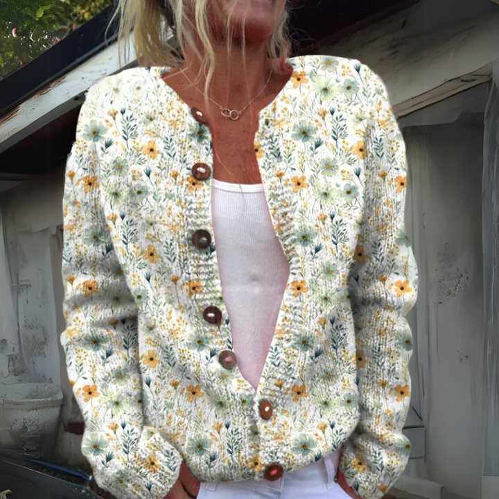 BLAIR™ | Cardigan fleuri douillet