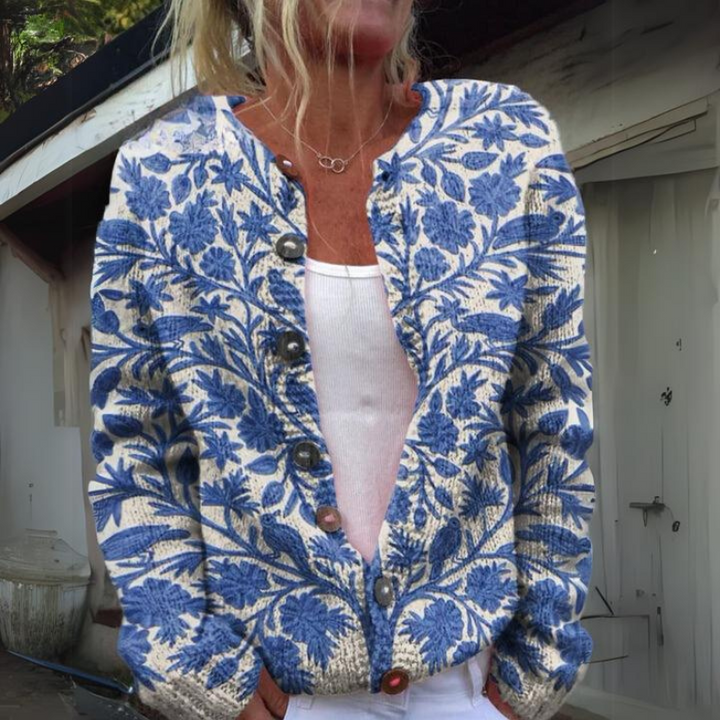 BLAIR™ | Cardigan fleuri douillet