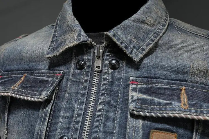 CARL™ | Veste en denim rétro