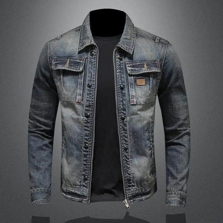 CARL™ | Veste en denim rétro