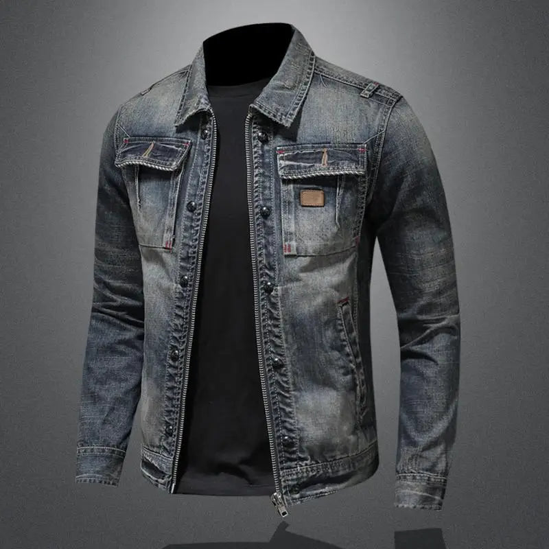 CARL™ | Veste en denim rétro